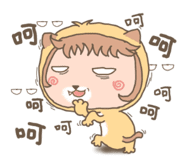 hu lu lu cat sticker #10299570