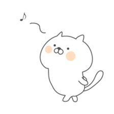 Soft cat "Basic Sticker" sticker #10299637