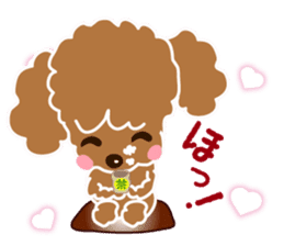 Cute Poodle! sticker #10299835