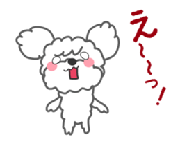 Cute Poodle! sticker #10299838