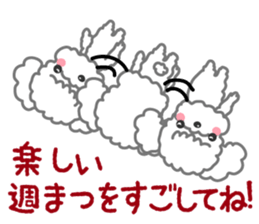 Cute Poodle! sticker #10299839