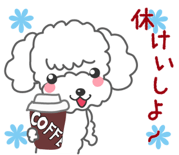 Cute Poodle! sticker #10299842