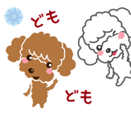 Cute Poodle! sticker #10299843