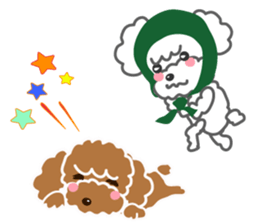 Cute Poodle! sticker #10299848