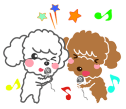 Cute Poodle! sticker #10299856