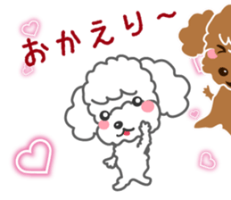 Cute Poodle! sticker #10299859