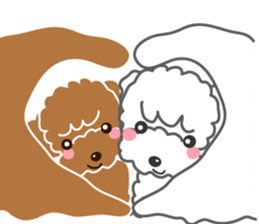 Cute Poodle! sticker #10299860