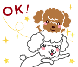 Cute Poodle! sticker #10299862