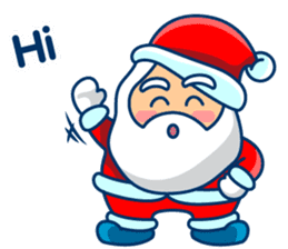 Cool Funny Santa Claus sticker #10300224