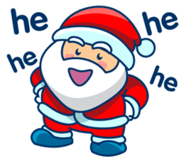 Cool Funny Santa Claus sticker #10300236