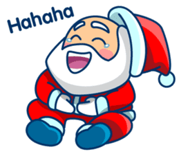 Cool Funny Santa Claus sticker #10300240