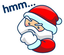 Cool Funny Santa Claus sticker #10300250