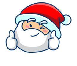 Cool Funny Santa Claus sticker #10300256