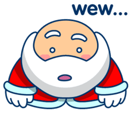 Cool Funny Santa Claus sticker #10300266