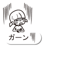 Balloon sticker of a boy and a girl sticker #10300575