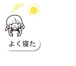 Balloon sticker of a boy and a girl sticker #10300583