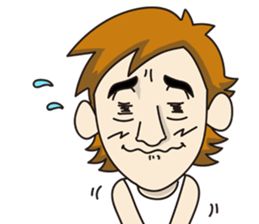 Good-looking man Mr.RYO sticker #10300726