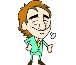 Good-looking man Mr.RYO sticker #10300729