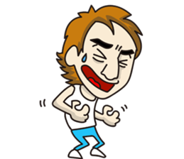 Good-looking man Mr.RYO sticker #10300734