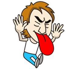 Good-looking man Mr.RYO sticker #10300740