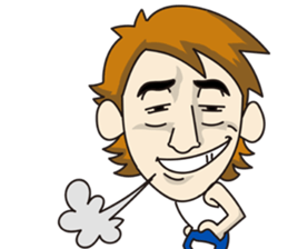 Good-looking man Mr.RYO sticker #10300743
