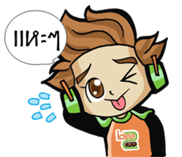 IDEA BOY & IDEA GIRL #2 sticker #10300885