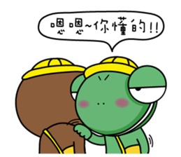 Frog Prince collapse elementary school sticker #10301096