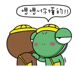 Frog Prince collapse elementary school sticker #10301096