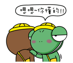 Frog Prince collapse elementary school sticker #10301096