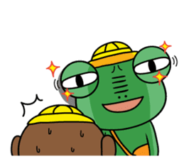 Frog Prince collapse elementary school sticker #10301098