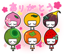 Kinokawa Purupuru Musume sticker #10301591