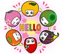 Kinokawa Purupuru Musume sticker #10301600