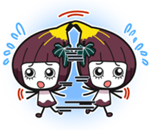Kinokawa Purupuru Musume sticker #10301601