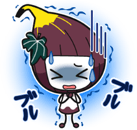 Kinokawa Purupuru Musume sticker #10301620