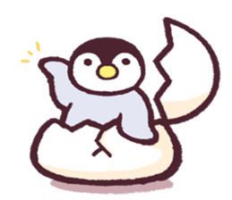 Emperor Penguin Chick 1 sticker #10302144