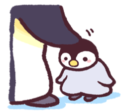 Emperor Penguin Chick 1 sticker #10302166