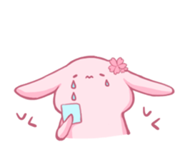 CherryBlossoms Rabbit. sticker #10302346