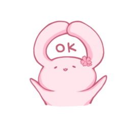 CherryBlossoms Rabbit. sticker #10302348