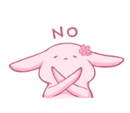 CherryBlossoms Rabbit. sticker #10302349