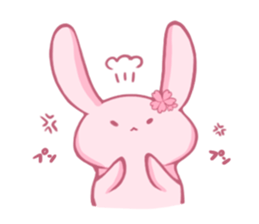 CherryBlossoms Rabbit. sticker #10302351