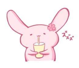 CherryBlossoms Rabbit. sticker #10302354