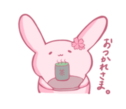 CherryBlossoms Rabbit. sticker #10302361