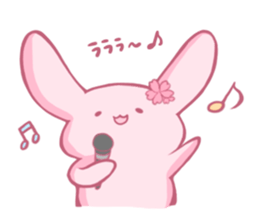 CherryBlossoms Rabbit. sticker #10302363