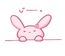 CherryBlossoms Rabbit. sticker #10302365