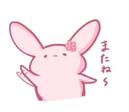 CherryBlossoms Rabbit. sticker #10302368