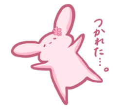 CherryBlossoms Rabbit. sticker #10302372