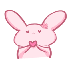 CherryBlossoms Rabbit. sticker #10302376