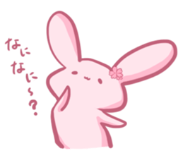 CherryBlossoms Rabbit. sticker #10302377