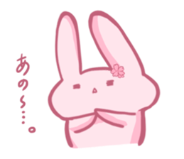 CherryBlossoms Rabbit. sticker #10302380