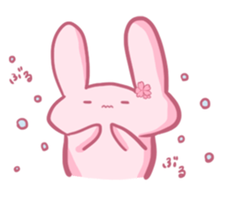 CherryBlossoms Rabbit. sticker #10302382